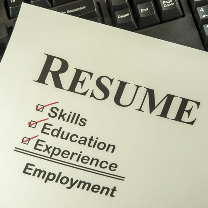 resume check list